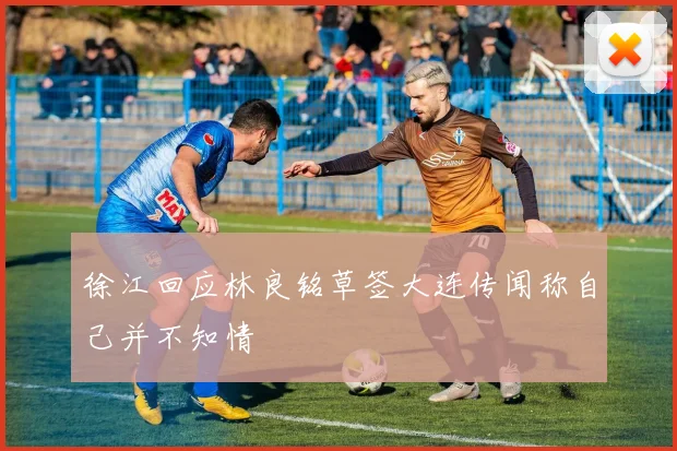 徐江回应林良铭草签大连传闻称自己并不知情